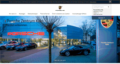 Desktop Screenshot of porsche-koeln.de